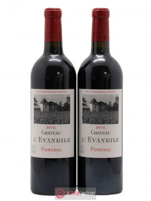 Château l'Évangile  2012 - Lot of 2 Bottles