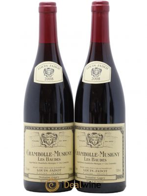 Chambolle-Musigny 1er Cru Les Baudes Louis Jadot  2008 - Lot of 2 Bottles