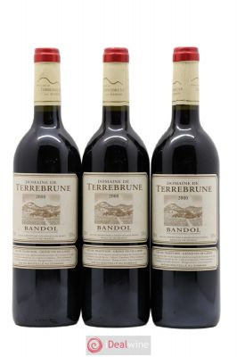 Bandol Terroir du trias Terrebrune (Domaine de)  2000 - Lot of 3 Bottles