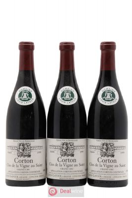 Corton Grand Cru Clos de la vigne au Saint Louis Latour  1999 - Lot de 3 Bouteilles