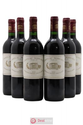 Château Margaux 1er Grand Cru Classé  1989 - Lot of 6 Bottles