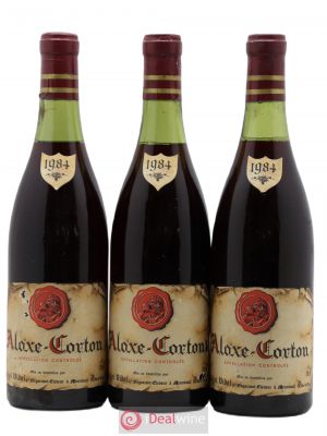 Aloxe-Corton Michel Vidal 1984 - Lot of 3 Bottles
