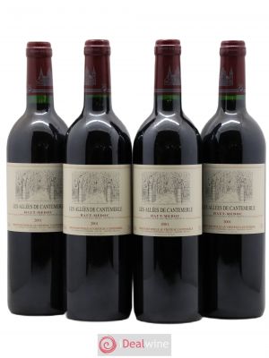 Allées de Cantemerle Second Vin (no reserve) 2001 - Lot of 4 Bottles