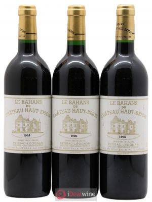 Clarence (Bahans) de Haut-Brion Second Vin  1995 - Lot de 3 Bouteilles