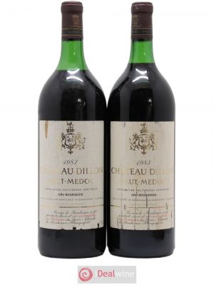 Château Dillon Cru Bourgeois (no reserve) 1983 - Lot of 2 Magnums