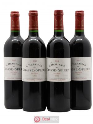 Héritage (Ermitage) de Chasse Spleen  2002 - Lot of 4 Bottles