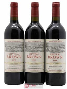 Château Brown  1995 - Lot of 3 Bottles