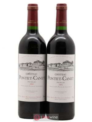 Château Pontet Canet 5ème Grand Cru Classé  2002 - Lot of 2 Bottles