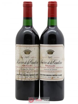 Réserve de la Comtesse Second Vin  1987 - Lot of 2 Bottles