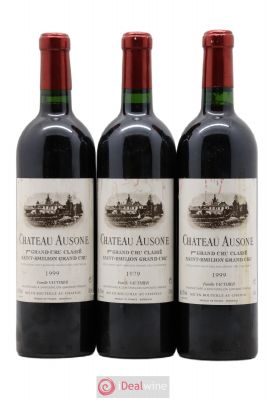 Château Ausone 1er Grand Cru Classé A  1999 - Lot of 3 Bottles