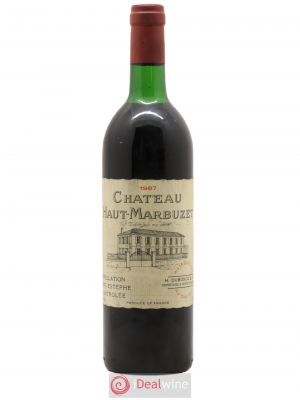 Château Haut Marbuzet  1987 - Lot of 1 Bottle