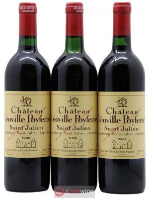 Château Léoville Poyferré 2ème Grand Cru Classé  1990 - Lot of 3 Bottles