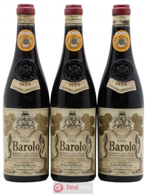 Barolo DOCG Riserva Speciale Cantina Terre del Barolo 1959 - Lot of 3 Bottles
