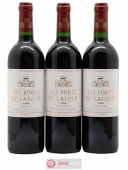 Les Forts de Latour Second Vin  1996 - Lot de 3 Bouteilles