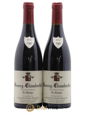 Gevrey-Chambertin En Champs Domaine Denis Mortet 2011 - Lot of 2 Bottles