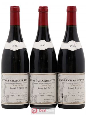 Gevrey-Chambertin Coeur de Roy Très Vieilles Vignes Bernard Dugat-Py  1995 - Lot de 3 Bouteilles