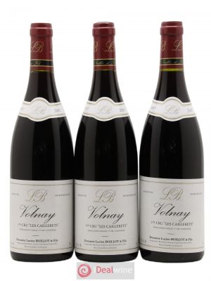 Volnay 1er Cru Les Caillerets Lucien Boillot & Fils (Domaine)  2007 - Lot of 3 Bottles