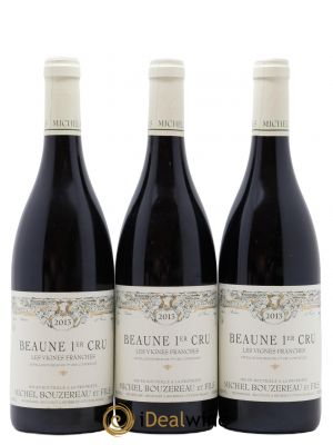 Beaune 1er Cru Les Vignes Franches Michel Bouzereau et Fils (Domaine)  2013 - Lot of 3 Bottles