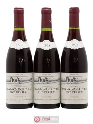 Vosne-Romanée 1er Cru Clos des Réas Jean Gros  1995 - Lot of 3 Bottles