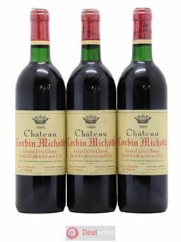 Château Corbin Michotte Grand Cru Classé  1989 - Lot of 3 Bottles