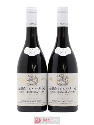 Savigny-lès-Beaune 1er Cru Les Narbantons Mongeard-Mugneret (Domaine)  2017 - Lot of 2 Bottles