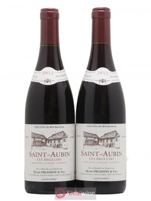 Saint-Aubin Les Argilliers domaine Henri Prudhon et Fils 2012 - Lot of 2 Bottles