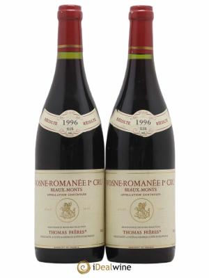Vosne-Romanée 1er Cru Beaux Monts Thomas Frères 1996 - Lot de 2 Bouteilles