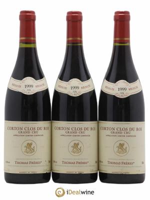 Corton Grand Cru Clos Du Roi Thomas Frères 1999 - Lot de 3 Bouteilles