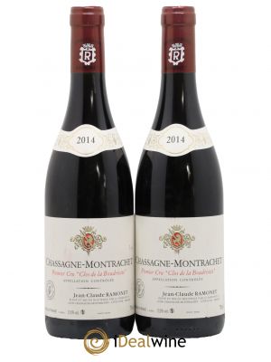 Chassagne-Montrachet 1er Cru Clos de la Boudriotte Jean-Claude Ramonet 2014 - Lot de 2 Bottles