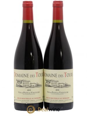 IGP Vaucluse (Vin de Pays de Vaucluse) Domaine des Tours Emmanuel Reynaud  2019 - Lot of 2 Bottles