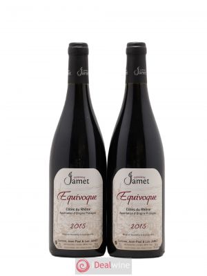 Côtes du Rhône Equivoque Jamet (Domaine)  2015 - Lot of 2 Bottles