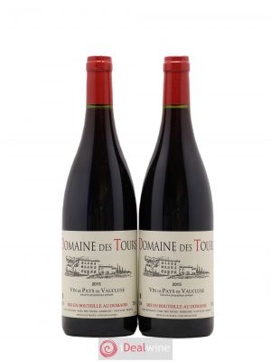 IGP Vaucluse (Vin de Pays de Vaucluse) Domaine des Tours E.Reynaud  2015 - Lot of 2 Bottles