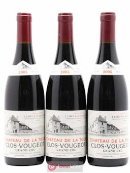 Clos de Vougeot Grand Cru Château de La Tour  2005 - Lot of 3 Bottles