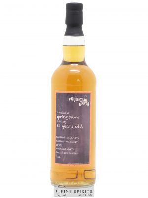 Springbank 21 years 1996 Whisky Nerds Hogshead n°471 - One of 180 - bottled 2017   - Lot de 1 Bouteille