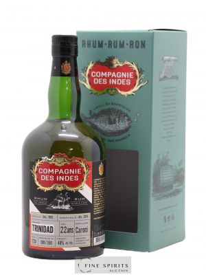 Caroni 22 years 1993 Compagnie des Indes Cask n°TC4 - One of 350 - bottled 2016   - Lot of 1 Bottle