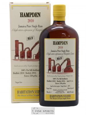 Hampden 6 years 2010 Velier HLCF Pot Still Distillation - bottled 2016 Habitation Velier   - Lot of 1 Bottle
