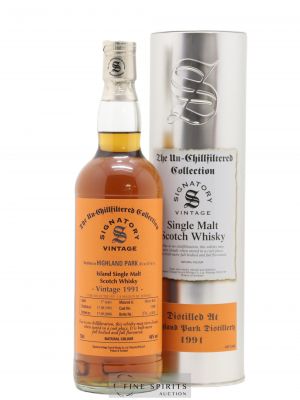 Highland Park 17 years 1991 Signatory Vintage Sherry Butt n°15098 - One of 820 - bottled 2008 LMDW The Un-Chillfiltered Collection   - Lot de 1 Bouteille