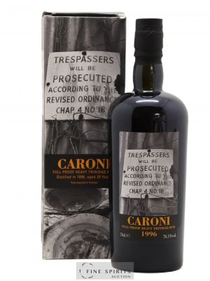 Caroni 20 years 1996 Velier Trespassers 35th Release - 3038 bottles - bottled 2016 Full Proof   - Lot de 1 Bouteille