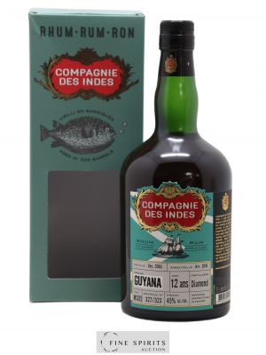 Diamond 12 years 2003 Compagnie des Indes Single Cask n°MSG15 - One of 323 - bottled 2016   - Lot of 1 Bottle