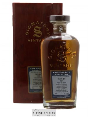 Caol Ila 32 years 1974 Signatory Vintage Cask n°12624 - One of 261 - bottled 2007 Cask Strength Collection   - Lot of 1 Bottle