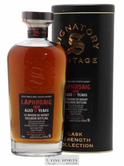 Laphroaig 15 years 1998 Signatory Vintage Refill Sherry Butt n°700356 - One of 554 - bottled 2014 LMDW Cask Strength Collection   - Lot de 1 Bouteille