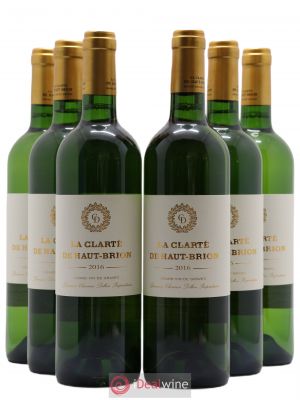 La Clarté de Haut Brion Second vin  2016 - Lot de 6 Bouteilles