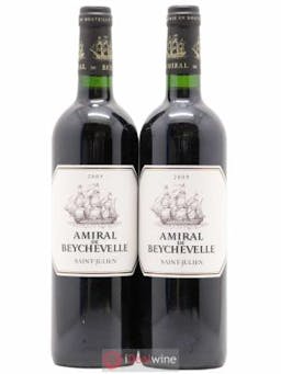 Amiral de Beychevelle Second Vin  2009 - Lot of 2 Bottles