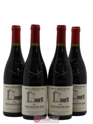 Châteauneuf-du-Pape Domaine Eddie Feraud 2015 - Lot of 4 Bottles