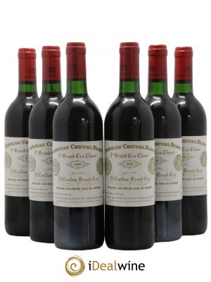 Château Cheval Blanc 1er Grand Cru Classé A  1990 - Lot of 6 Bottles