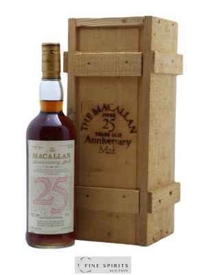 Macallan (The) 25 years 1958 Of. Anniversary Malt bottled 1984 Special Bottling   - Lot de 1 Bouteille