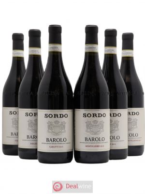 Barolo DOCG Assortiment Crus Parcellaires 1 Parussi - 1 Gabutti - 1 Perno - 1 Ravera - 1 Monvigliero - 1 Rocche Di Castiglione Giovanni Sordo 2013 - Lot of 6 Bottles