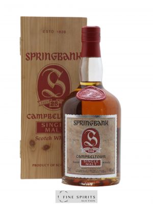 Springbank 25 years Of. Dumpy Red Wax   - Lot of 1 Bottle