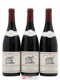 Chassagne-Montrachet Bachey Legros 2000 - Lot of 3 Bottles