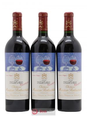 Château Mouton Rothschild 1er Grand Cru Classé  2014 - Lot of 3 Bottles